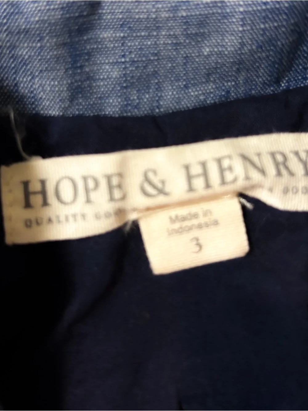 Hope & Henry Boys' & Kids' Blue Seersucker Suit Jacket